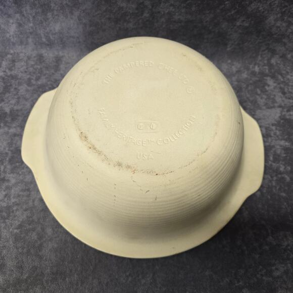 Pampered Chef Stoneware Large Baking Bowl Family Heritage Collection USA - Picture 7 of 11